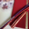 Used This Month's saleObi Tightening for Furisode, Obiage for Furisode, Layered Collar for Furisode, Embroidered Half Collar, Kimono Accessories for