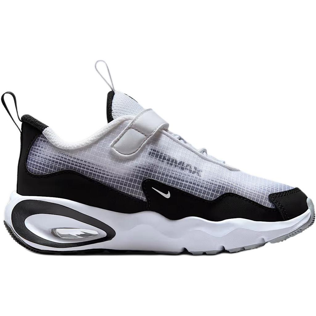 Nike Air Max Nova PS Hvit Svart Ulvegrå Barnesneakers FN4459-103