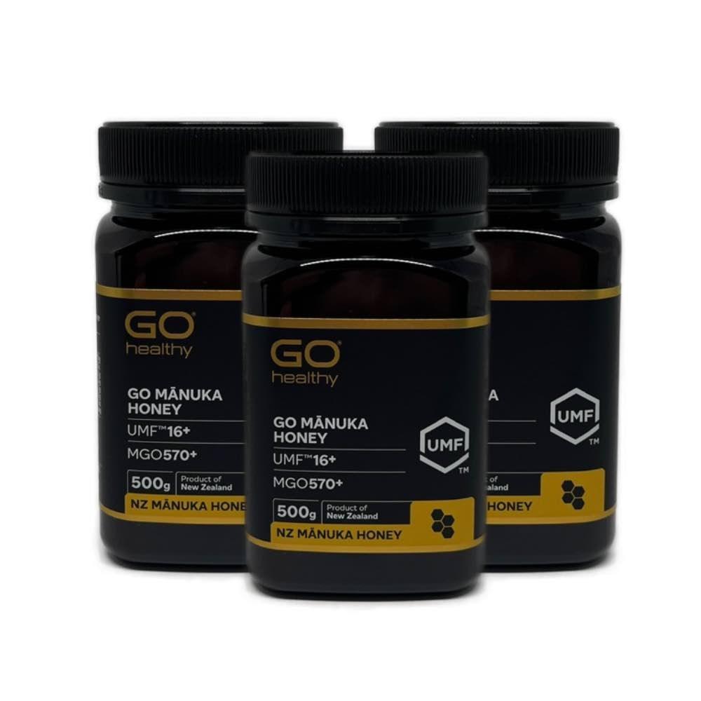 Manuka Honey Go Healthy Manuka Honey GO UMF 16+500g 3 pcs