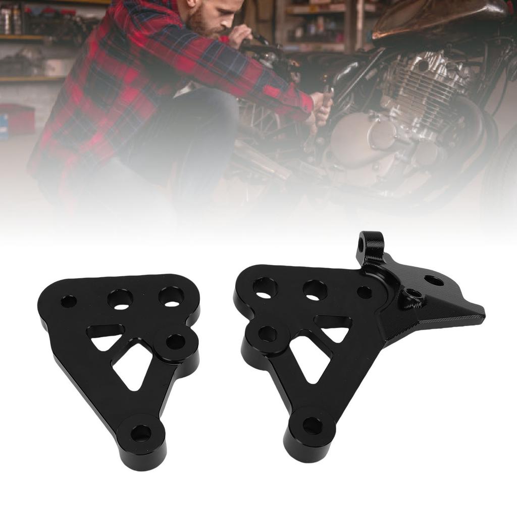 Motorcycle Foot Pegs Extension Brackets Aluminum Alloy Footrest Pedal Bracket Replacement for Talaria Sting MX3 MX4