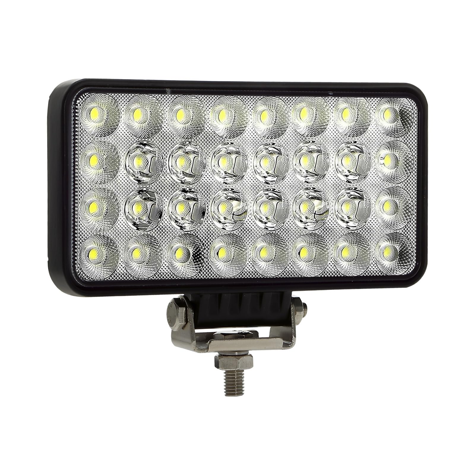 

KAWELL 96W LED Work Light, Wide Angle, 12V Floodlight, Rectangular, Wide Angle, Dustproof and Waterproof, 12V/24V, Universal Fit for Agricultural Mach