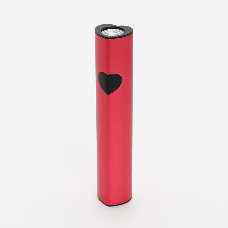 

Heart-Shaped All-Aluminum Nail Lamp: Rechargeable, Handheld Light for Curing and Baking Nails красный