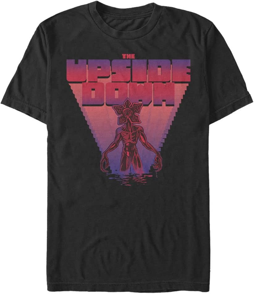 Stranger Things Men s Big & Tall Arcade Monster Short Sleeve Tee L