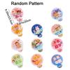 5Pcs Decorative Cute Folding Fan Mini Cool Fan Universal Round Pocket Fan  Kids Gift