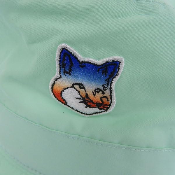 [Maison Kitsune] Hat for Men and Women, Bucket Hat, Green, IU06172WC0012P322 MAISON KITSUNE [Product]