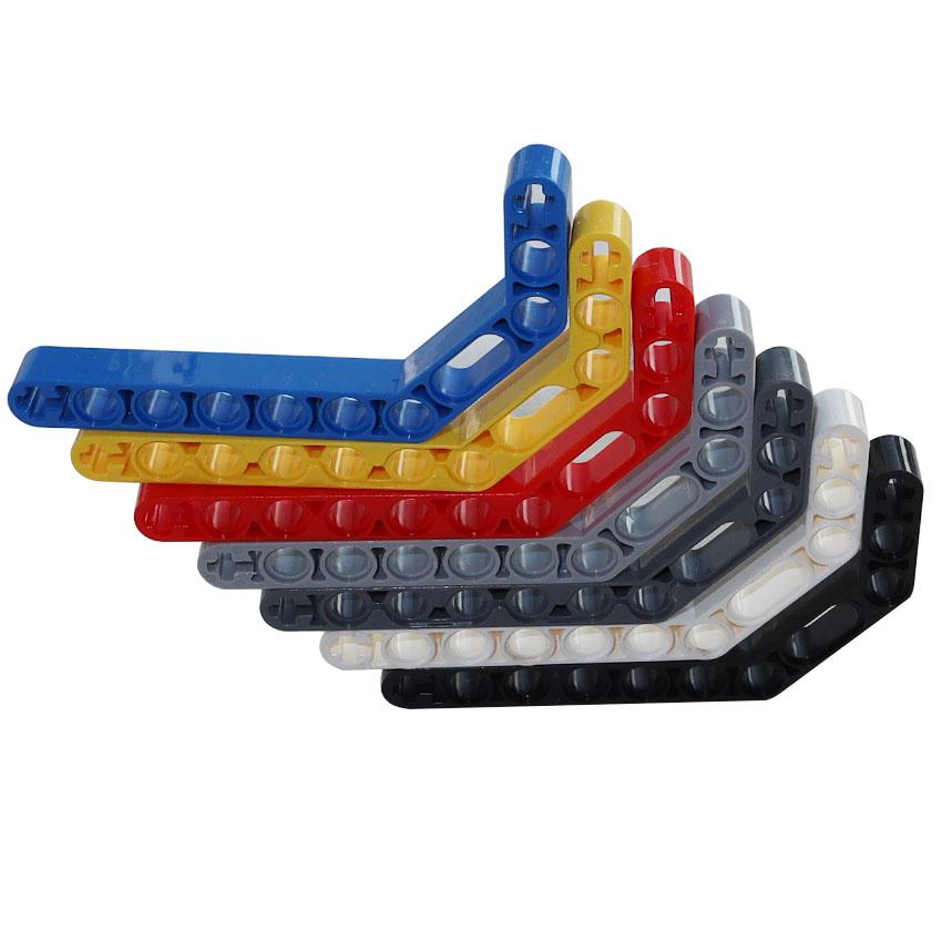 Mattoncini Tecnici a Travi 5 Pezzi MOC 32009 Braccio Sollevatore High-Tech Pezzo Fai da Te Educativo Modificato Curvo Spesso 1 x 11.5 Mattoni Doppi