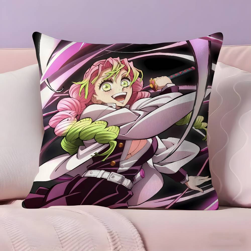 Hot Anime D-Demon-S Slayer Pillow Case Pillowcase Ultra Soft Skin Friendly Fabric Cloud Like Comfort & Concealed Zipper