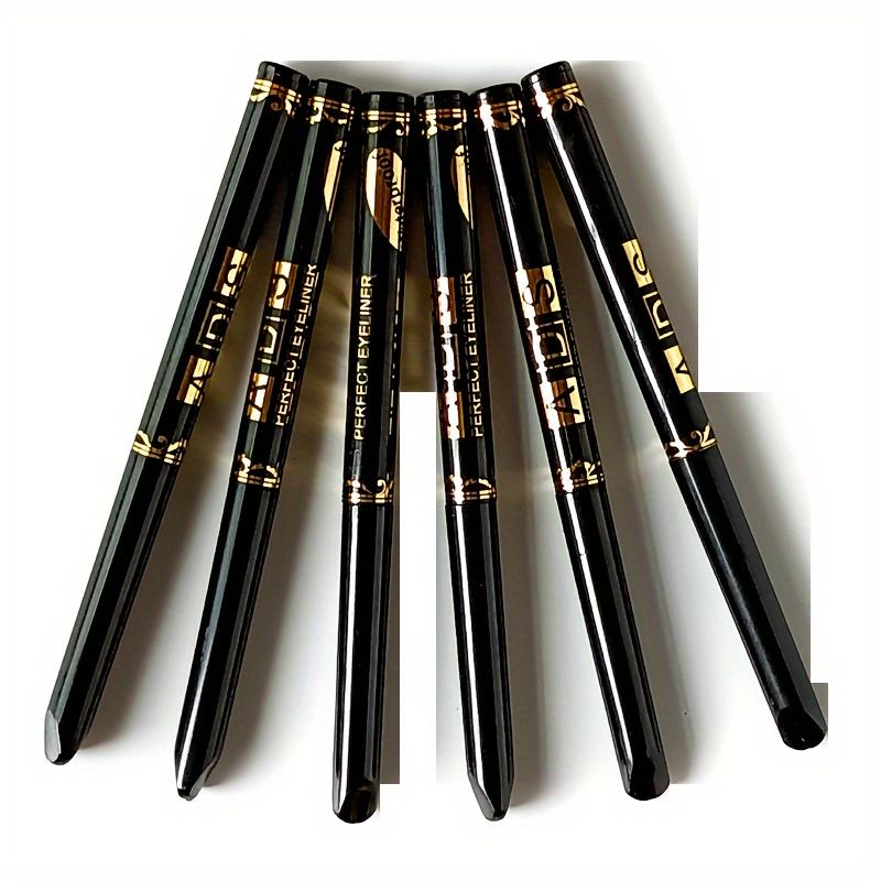 1/2/3 ADET Siyah Eyeliner Kalemi - Su Geçirmez, Tere Dayanıklı ve Bulaşmaya Karşı Dayanıklı - Kusursuz Göz Makyajı için Kolay Çevirmeli Uygulama
