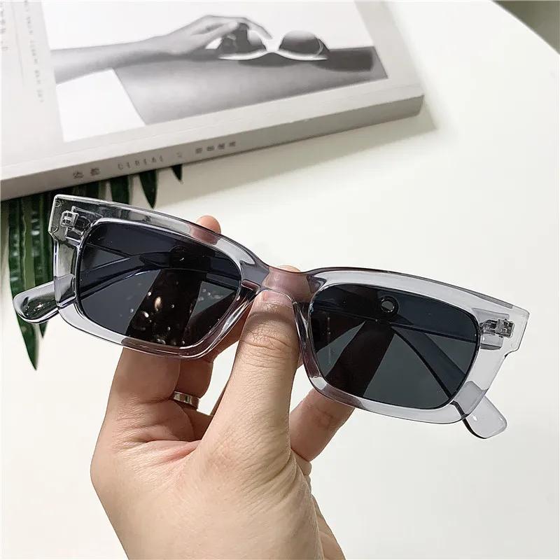 Sunglasses Women Rectangle Vintage Lady Eyeglass Cat Eye Driver Retro Points Sun Glasses Goggles Brand Designer