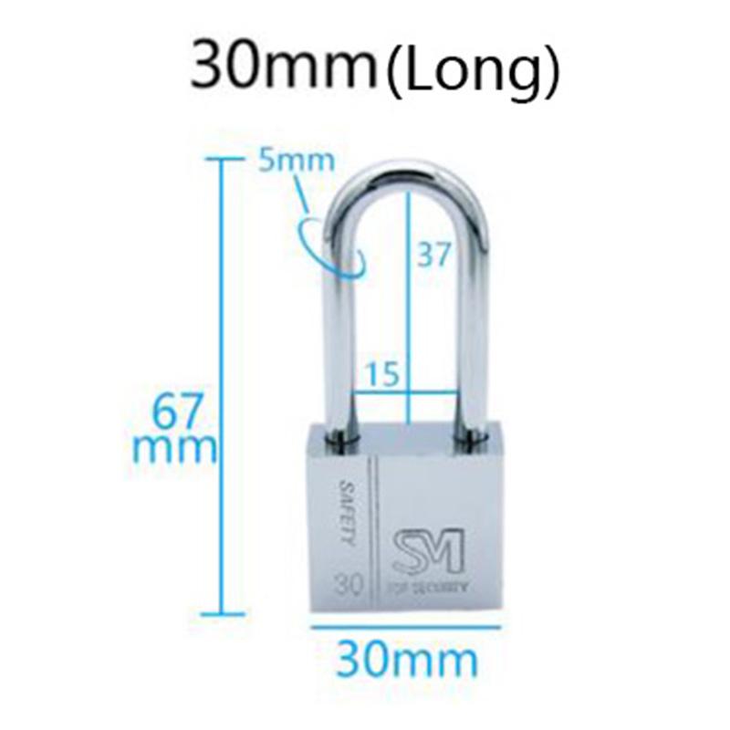 Stainless Steel Padlock Cabinet Outdoor Lock Durable Use Heavy Duty High Security Solid  Door Gate Box Safety