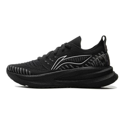 Li Ning Soft Rebound Comfortable Shock Absorption Non-Slip Wear-Resistant Breathable Low-Top Running Shoes Men Sneaker Black ARSU065-2