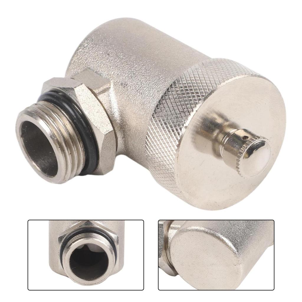Boiler Maintenance Silver Gold Automatic Bleed Valve Automatic Air Release Valve Air Release Valve For Water Heating