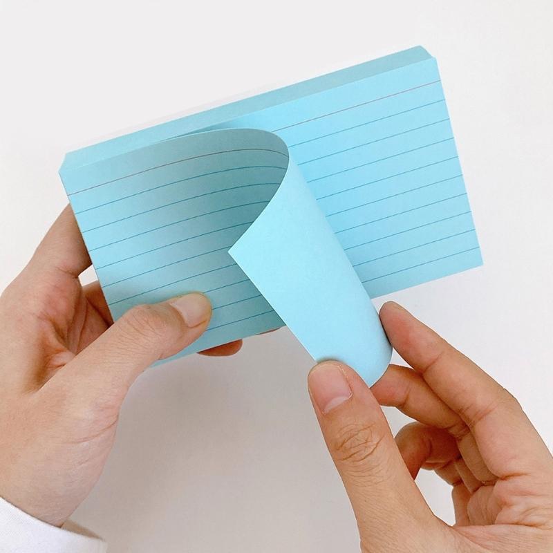 250Sheets Colorful Note Paper 3x5Inch Wide Lined for Writing Noting Journaling Study Card Note Cards Pocket Notecards