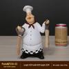 Creative Resin Chef Figurine for Home, Restaurant, or Cafe Decor