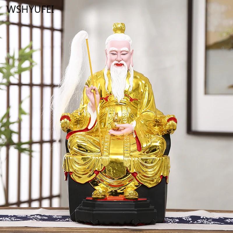 Home offering ornaments The statue of Tai Shang Lao Jun Yuanshi Lingbao Tianzun Buddha statue of TaiShang Lao Jun Taoist deities
