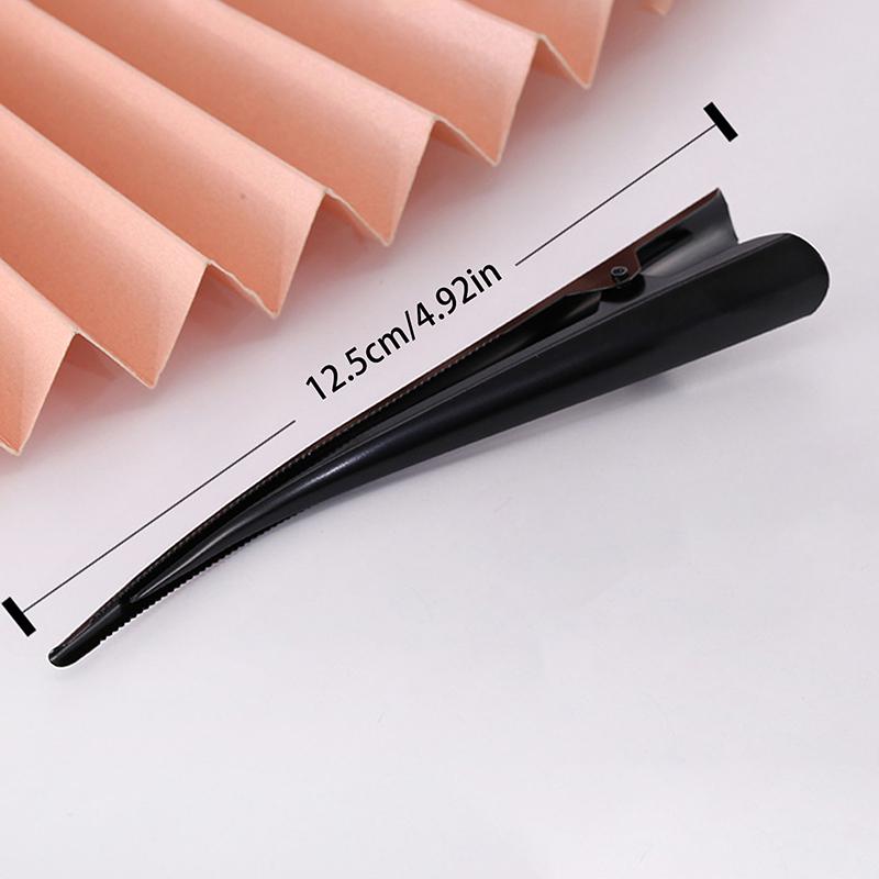 5/10Pcs Long Metal Hair Clips Horn Clip Hair Clamps Hair Accessories Duck Teeth Hairdressing Salon Tip Clip