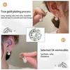 Stud Earrings Mermaid Push-BackEarring Display Casual Jewelry Christmas Halloween Thanksgiving Gifts Daily Commute