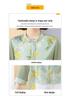 2026 Summer Elegant Three-Quarter Sleeve Shirt for Mothers - New Chinese Style for Middle-Aged and Elderly Women
