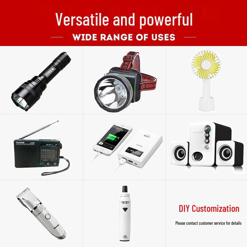 Universal 18650 Lithium Battery Chargers & Batteries