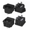 AC-03 C13 Socket with 10A Fuse and Panel Mount Ear Screw Holes