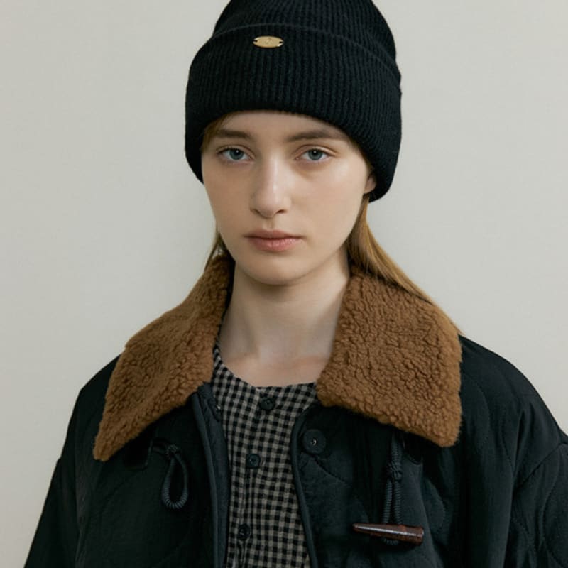 THE PENNY WOOL KNIT BEANIE - 2color