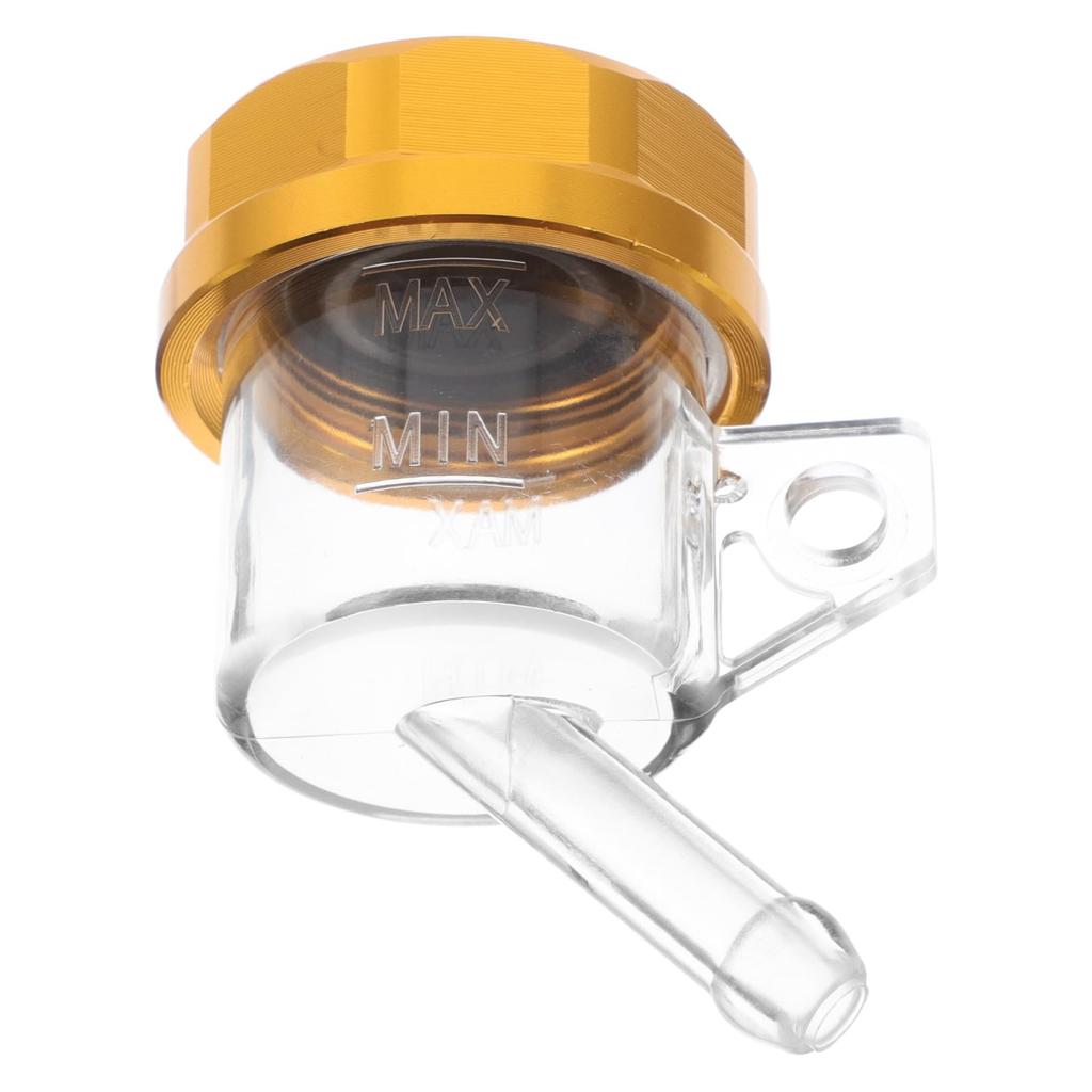 MAJORMENCH Motorcycle Rear Reservoir with Large Reservoir Foot Brake Pump Iron Cap Hydraulic Brakes