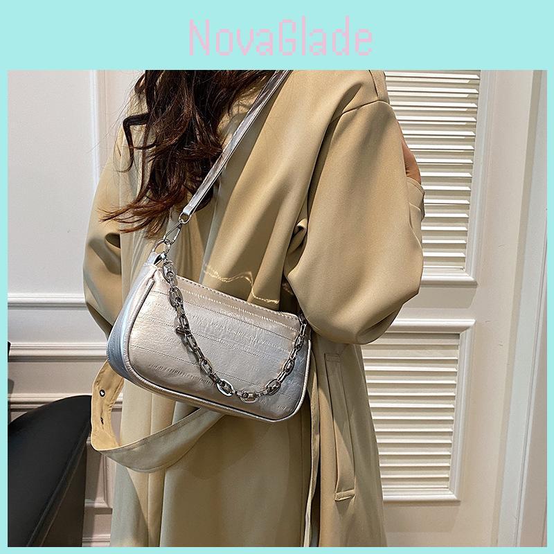 Stylish Minimalist Shoulder And Underarm Purse Small Box Bag For Everyday Use