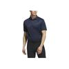 Adidas Allover Print Core Allover Print Golf Polo Shirt Men Polo Shirt Navy-Blue HZ0416