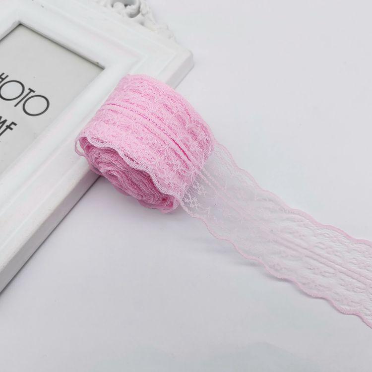 10Meters/Roll 43mm Lace Ribbon Handmade Material DIY Apparel Sewing Fabric Blue Purple Green Pink Red Black White Lace Trimming