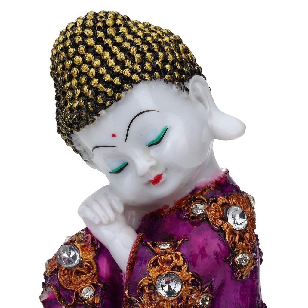 Polyresin Buddha Idol Decorative Showpiece - Little Baby Monk, Marble Statues, Lord Buddha Idol, Monk Statue