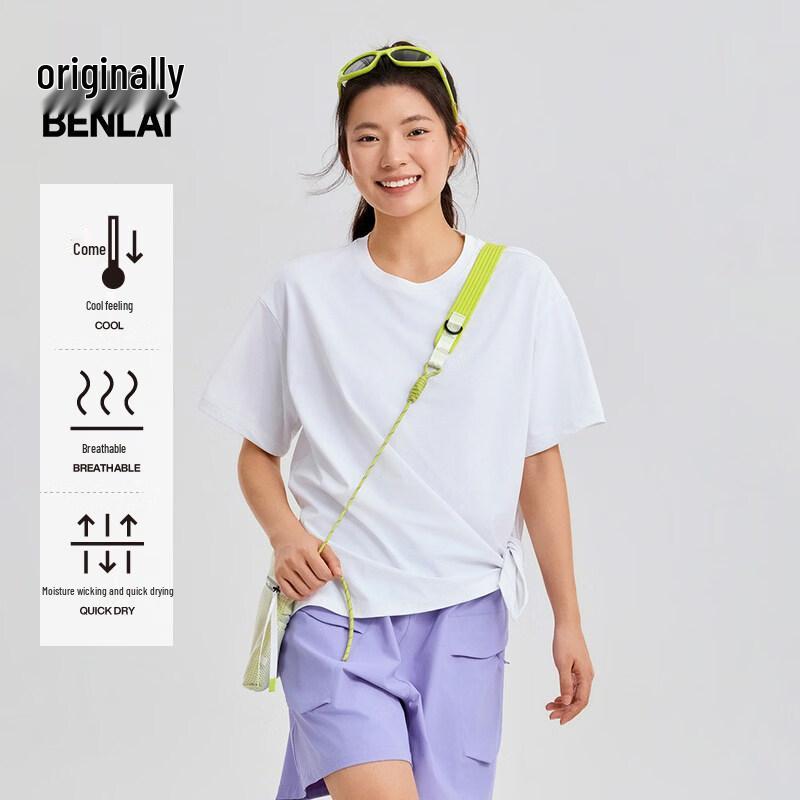 Benlai Women s Cooling Quick-Dry Loose Fit T-Shirt S