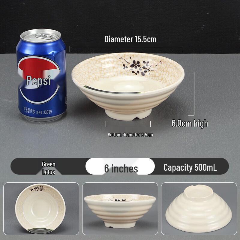 

Thickened Melamine Noodle Bowl