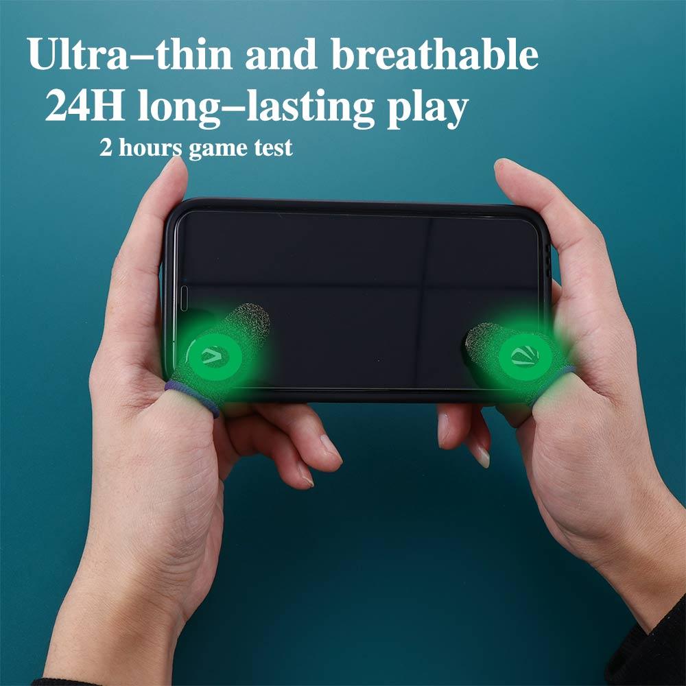 Mobile Games  Thumb Gloves Finger Sleeve Fingertip Gloves Gaming Finger Cover
