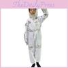 Fantasia de Astronauta Infantil Cosplay Macacão de Voo Espacial Unissex Roupa de Traje Espacial