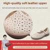 Summer Leather Sandals: Breathable, Non-Slip Soft Sole for Middle-Aged and Elderly Women