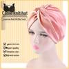 Mulberry Silk Double-Layer Pleated Sleep Cap for Hair Protection