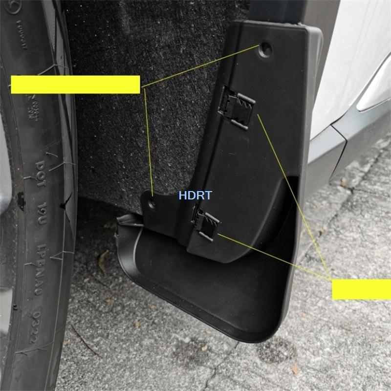 For Ford Territory/Equator Sport  + Car Style Mud Flap Plate Front Rear Wheel Mudguard Splash Guard Fender Cover Accessories