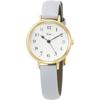 [RIKI] RIKI Watch RIKI "Marine Clock" Arabic Numerals Design White Dial Curved Hardlex White Viol...