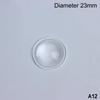 8-44 Mm Round Transparent Acrylic Plano-Convex Lens Flashlight Led Lens Focusing Torch Accessories Magnifying Glass Convex Lens