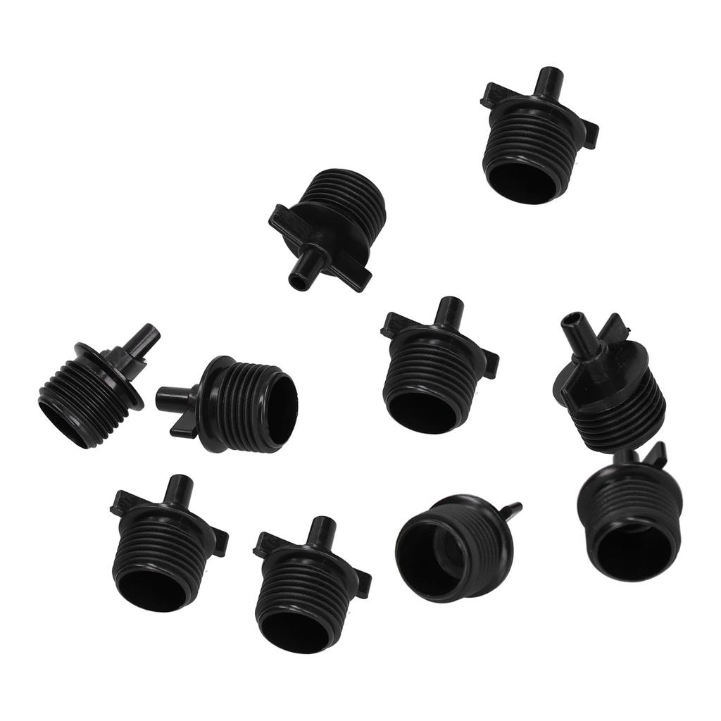 50PCS G1/2 6mm Male Thread Flat Connector for Misting Spray Nozzle Irrigation Sprinkler Fittings