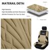 2 Piece Car Seat Cover, Universal, Tyre Tread Print, Front Car Seat Protectors Suitable for Most Car Seats