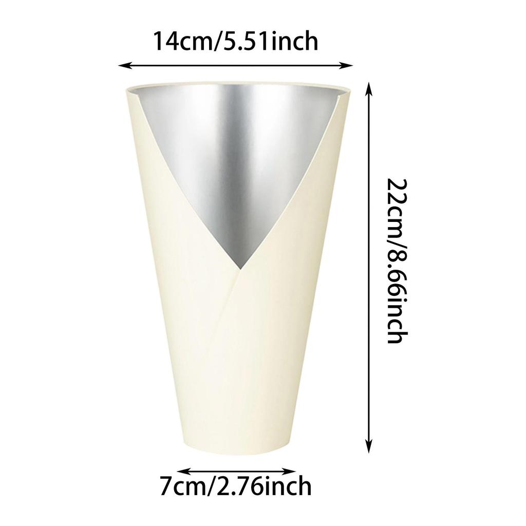 Cutie Decorativă cu Aranjament Floral, 5 Bucăți, cu Accesoriu Liner din PP, DIY Eveniment, Accesorii Florărie, Ușoară, Rezistentă la Apă