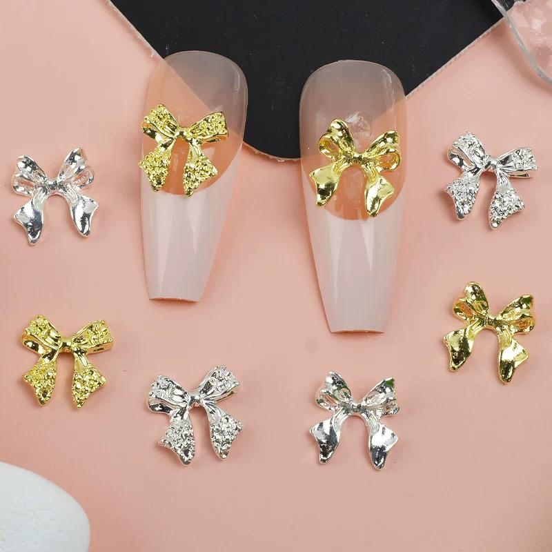 WTEMPO Elegant Bow Shaped Design Nail Art Decorations Kit DIY Crafts Making Supplies Festive Home Indoor Outdoor Wedding Party Ornaments