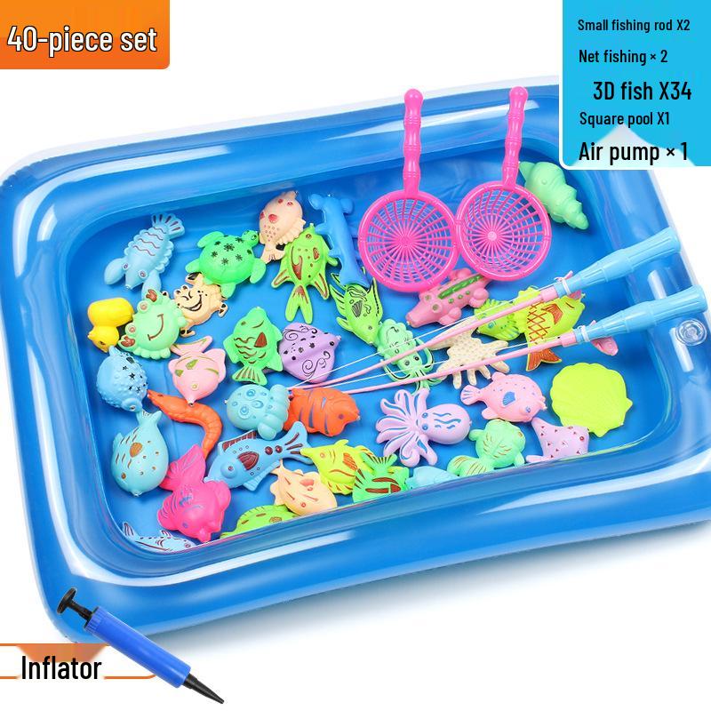 Children's Magnetic Fishing Toy Set – Summer Educational Role-Playing Game for Kids