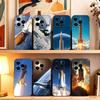 Launch the R-rocket  Phone Case For iPhone 17,16,15,14,13,12,11 Plus,Pro Max,XS,Soft Silicone Black Cover