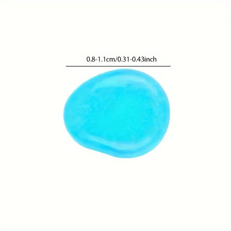 1200PCS Luminous Garden Pebbles Rocks are suitable for courtyard and walkway decoration, DIY Blue Decorative Glowing Stones