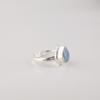 Milky Opal Gemstone 925 Sterling Silver Handcrafted Jewelry Women Ring Wedding Gift For Wife RR-76-17