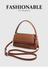 ZA Women's Bag New Fashionable Black Brown Mini Casual Cross-body Trapezoidal Portable Underarm Single Shoulder