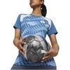 Puma Manchester City Pre-Match Jersey Round Neck Pullover Comfortable Short Sleeve Football Shirt Women Tops Blue 772852-10