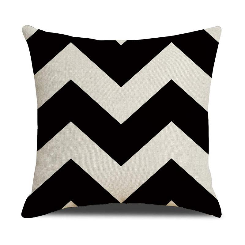 Throw Pillow Case Printed Polyester Lumbar Cushion Living Room Home Sofa Pillow Case